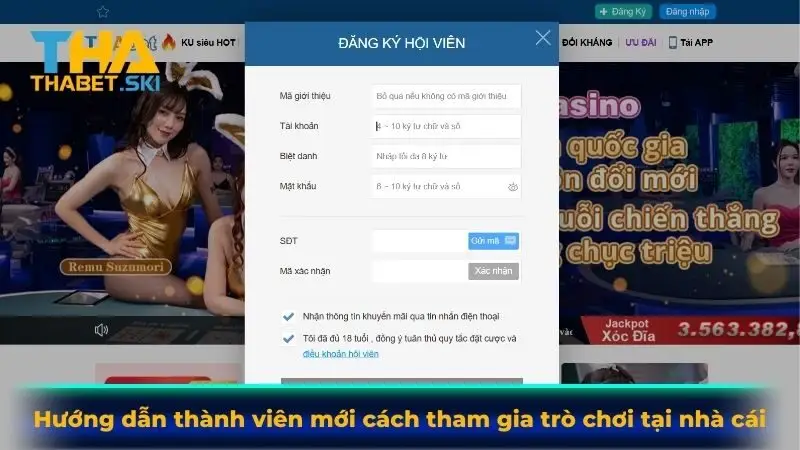 Hướng dẫn thành viên mới cách tham gia trò chơi tại nhà cái