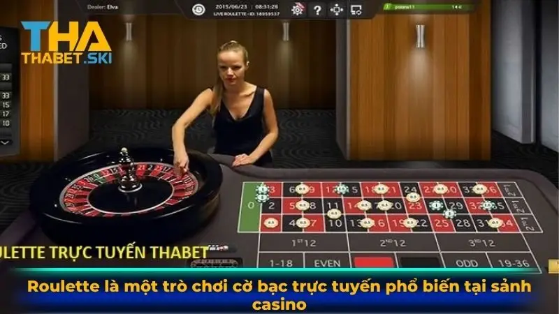 Roulette là một trò chơi cờ bạc trực tuyến phổ biến tại sảnh casino