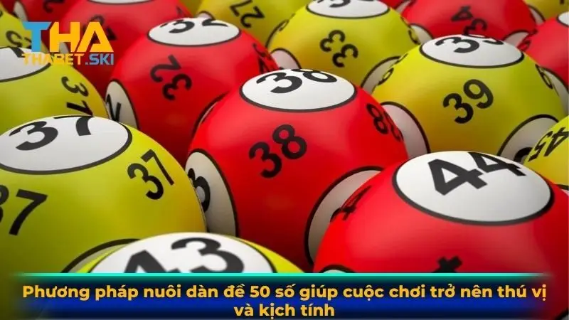 Phương pháp nuôi dàn đề 50 số giúp cuộc chơi trở nên thú vị và kịch tính