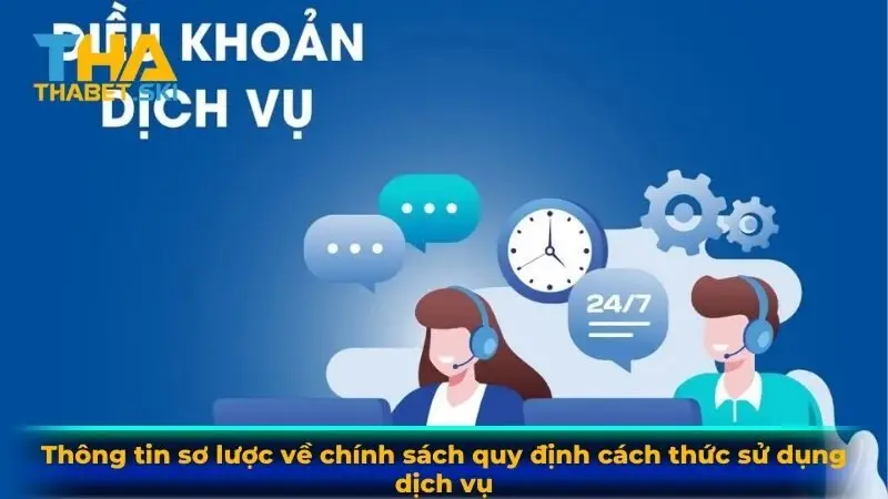 Thông tin sơ lược về chính sách quy định cách thức sử dụng dịch vụ