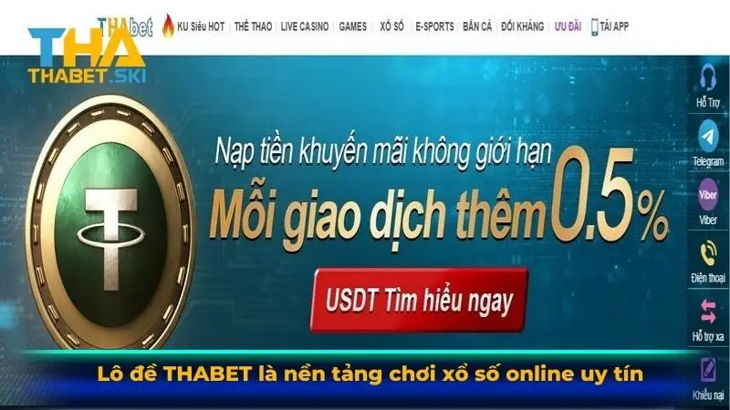 Lô đề Thabet là nền tảng chơi xổ số online uy tín