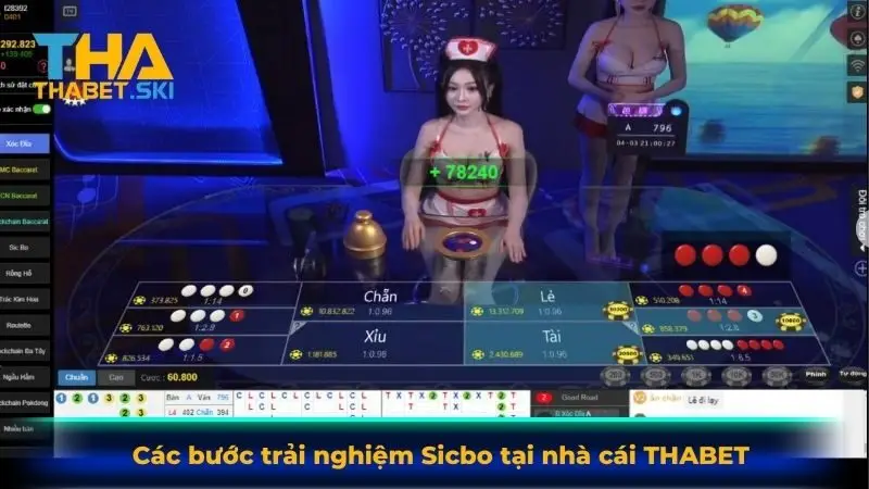 Các bước trải nghiệm Sicbo tại nhà cái THABET